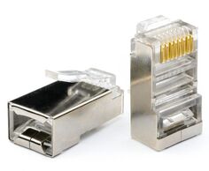 Коннектор Atcom AT10698 RJ45 8p8c FTP (100шт.) экранированный