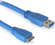 Кабель USB Atcom AT2826 USB 3.0, USB(Am) <=> microUSB, 1.8 m, синий