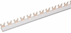 Шина IEK YNS11-1-063 соединительная типа FORK (вилка) однофазная 63А (1м)