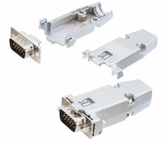 Корпус Kramer CON-HD15/H 99-9001500 VGA разъема D-sub HD15 под пайку