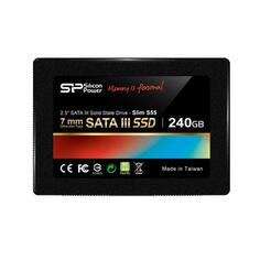 Накопитель SSD 2.5 Silicon Power SP240GBSS3S55S25 Slim S55 240GB Phison PS3108 SATA 6Gb/s 550/450MB/s MTBF 1.5M 7mm