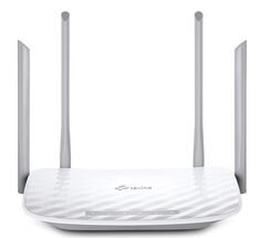 Роутер WiFi TP-LINK Archer A5 до 867 Мбит/с на 5 ГГц + до 300 Мбит/с на 2,4 ГГц, 802.11ac/a/b/g/n, кнопка WPS, 5 100 Мбит/с портов, 4 фиксированных ан