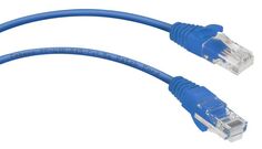 Кабель патч-корд U/UTP 5e кат. 2м. Cabeus PC-UTP-RJ45-Cat.5e-2m-BL неэкранированный, синий