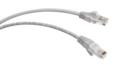 Кабель патч-корд U/UTP 6 кат. 0,5м Cabeus PC-UTP-RJ45-Cat.6-0.5m-LSZH неэкранированный, серый