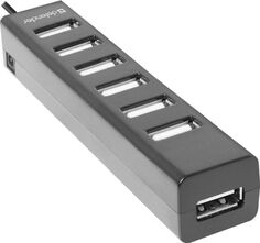 Разветвитель USB 2.0 Defender Quadro Swift 83203 7 портов