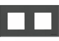 Рамка ABB N2272 CF 2-постовая, 2+2 модуля, IP20 (графит)