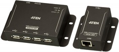 Удлинитель Aten UCE3250 USB 2.0, 50 м., 1xUTP, max data rate high-speed 480Mbps/full-speed 12Mbps/low-speed 1.5Mpbs, 1xUSB B+4xUSB A, бп 220/5V