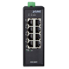 Коммутатор промышленный Planet ISW-800T Industrial 8-Port 10/100TX Compact Ethernet Switch (-40~75 degrees C operating temperature)