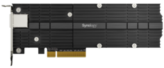 Плата Synology E10M20-T1 комбинированного адаптера твердотельного накопителя M.2 и 10GbE для повышения производительности