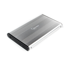 Внешний корпус для HDD SATA 2.5” Gembird EE2-U3S-5-S для HDD/SSD SATA 6Gb/s 2.5", USB 3.0, алюминий, серебристый