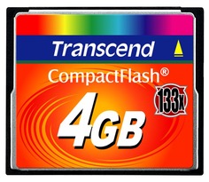 Карта памяти CompactFlash 4GB Transcend TS4GCF133 133x