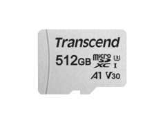 Карта памяти MicroSDXC 512GB Transcend TS512GUSD300S-A 300S, A1/UHS-I/V30/U3/Class 10, 95/40MB/s