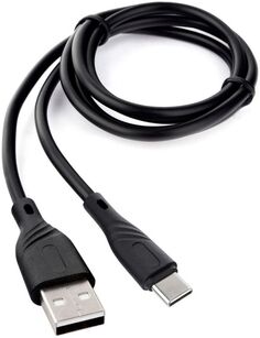Кабель интерфейсный USB 2.0 Cablexpert CCB-USB2-AMCMO1-1MB 1м, черный, блистер