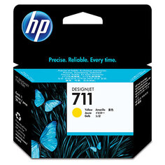 Картридж HP CZ132A №711 для принтеров HP Designjet T120, T520, T525, желтый, 29мл