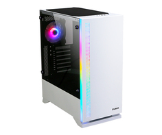 Корпус ATX Zalman S5 WHITE белый, без БП, с окном из закаленного стекла, USB 3.0, 2*USB 2.0, audio