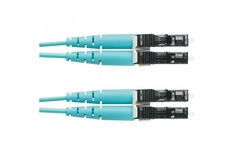 Патч-корд волоконно-оптический Panduit FX2ELLNLNSNM003 2x50/125 OM3 LC дуплекс-LC дуплекс 3м LSZH аквамарин