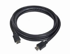 Кабель интерфейсный HDMI-HDMI Cablexpert 19M/19M 1.8м, v2.0, черный, позол.разъемы, экран, пакет