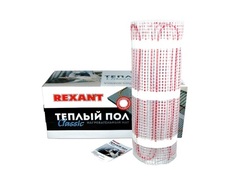 Теплый пол Rexant Classic RNX -3,5-525 51-0507-2 площадь 3,5 м2 (0,5 х 7,0 м), 525 Вт, двухжильный с экраном