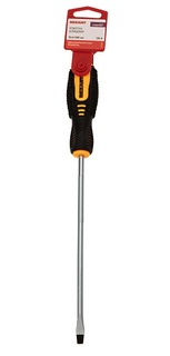 Отвертка шлицевая Rexant 12-6432 SL 6х200 мм, двухкомпонентная рукоятка