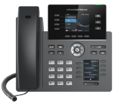 Телефон VoiceIP Grandstream GRP-2614 4 SIP аккаунта, 2хEthernet 10/100, основной дисплей цветно 2,8", второй дисплей 2,4", книга на 2000 контактов,POE