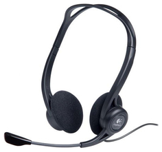 Гарнитура проводная Logitech Stereo Headset 960 USB 981-000100 20 - 20000 Гц