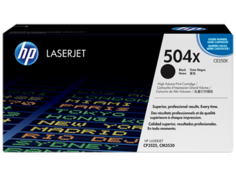 Картридж HP 504X CE250X для принтера color LaserJet CCM3530/CP3525 чёрный