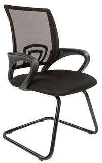 Кресло офисное Chairman 696 V 7018101 черное (TW-01), ткань TW/сетчатый акрил, до 120 кг