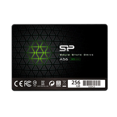 Накопитель SSD 2.5 Silicon Power SP256GBSS3A56B25 Ace A56 256GB 3D NAND TLC 560/530MBs 7mm черный