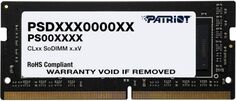 Модуль памяти SODIMM DDR4 8GB Patriot Memory PSD48G320081S Signature PC4-25600 3200MHz CL22 1.2V