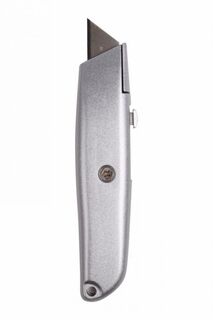 Нож Rexant 12-4907 с трапециевидным выдвижным лезвием