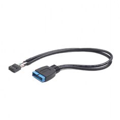 Кабель интерфейсный Cablexpert CC-U3U2-01 9-pin USB 2.0; 19-pin USB 3.0, 500 мА, 0,3 м