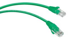 Кабель патч-корд U/UTP 5e кат. 3м. Cabeus PC-UTP-RJ45-Cat.5e-3m-GN-LSZH неэкранированный, зеленый