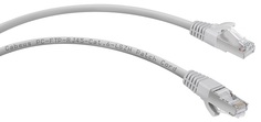 Кабель патч-корд F/UTP 6 кат. 0,5м. Cabeus PC-FTP-RJ45-Cat.6-0.5m-LSZH экранированный, серый