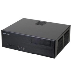 Корпус mATX SilverStone GD05 черный, без БП, 2*USB 2.0, audio