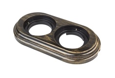 Рамка Bironi BF1-620-25 пластик, бронза, 2-ая