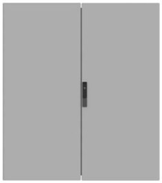 Дверь двустворчатая сплошная DKC R5CPE2281 для шкафов CQE/DAE ВхШ 2200х800 мм, RAL7035, "RAM block"