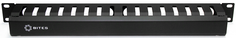 Органайзер 5bites CM-101B кабеля, гребенка, крышка, 1U, 19", black