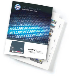 Наклейка HPE Ultrium7 15 Tb Q2014A bar code label pack (100 data + 10 cleaning) for C7977A (for libraries & autoloaders)