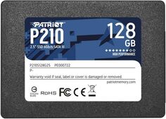 Накопитель SSD 2.5 Patriot Memory P210S128G25 P210 128GB SATA 6Gb/s 3D TLC 520/430MB/s 7mm