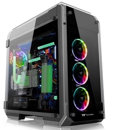 Корпус ATX Thermaltake View 71 TG RGB CA-1I7-00F1WN-01 черный, без БП, с окном, подсветка, 2xUSB 2.0, 2xUSB 3.0, Audio