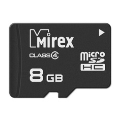 Карта памяти 8GB Mirex 13612-MCROSD08 microSDHC Class 4
