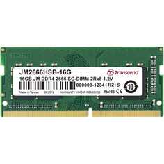 Модуль памяти SODIMM DDR4 16GB Transcend JM2666HSB-16G JetRam PC4-21300 2666MHz CL19 1.2V