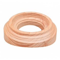 Рамка Bironi BFC26-610-10 натурэль, 1-ая 96х96х21мм круглая под диаметр бревна 260