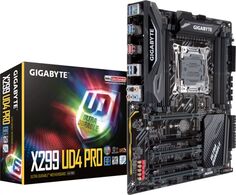 Материнская плата ATX GIGABYTE X299 UD4 Pro (LGA2066,X299,8*DDR4(4400),8*SATA 6G RAID,2*M.2,5*PCI-E,7.1CH,GLan,12*USB 3.1,RGB) RTL