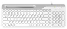 Клавиатура A4Tech Fstyler FK25 белый/серый USB slim 1530217
