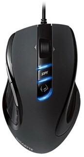 Мышь GIGABYTE M6980X V11 игровая, проводная USB, 1.8м, 5600dpi, 7 кнопок, чёрная