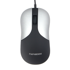 Мышь Garnizon GM-215 черный/серый, USB, 1000dpi, 1.5 м Гарнизон