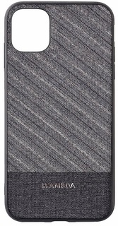 Чехол Lyambda EUROPA LA05-1261-BL для iPhone 12/12 Pro light grey strip