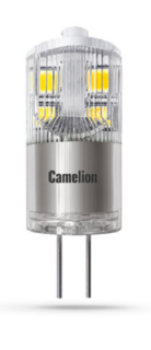 Лампа светодиодная Camelion LED3-G4-JD-NF/830/G4 3Вт/25Вт, G4, 207-244В, 3000К, 250лм, капсула (13862)