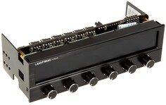 Панель управления Lamptron FC5 v3 LAMP-FC0053H 30Вт/канал х6, 16 вариантов подсветки, черная